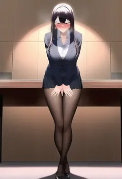 紧身窄裙新潮女老板