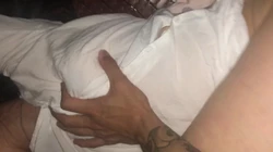 透明白衬衫少妇侧入