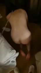 酒店调教骚气听话乖母狗 1
