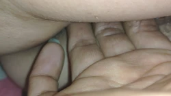 自拍  看看能放几根手指