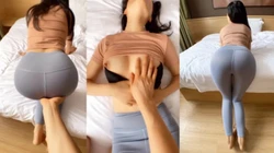 sao操作太狂了！ 健身房少妇一直喊着不要，欲拒还迎的插进去