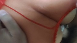 后入红色丝袜G奶熟女