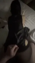 后入T裆黑丝淫语母狗