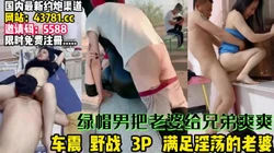 淫荡老婆！让兄弟来满足她 野战3P 车震【完整版99分钟已上传下面】