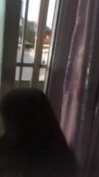 我老公上班都走这里啊！对着街道爆草同事老婆！