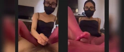 红丝袜足交 一涂油就受不了