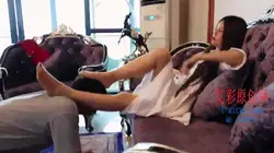美女的人脸脚垫