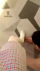 帆布鞋美腿丝袜控制