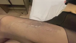 害怕被男友看到