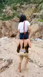 户外网袜骑马专场 长腿骑得真舒服