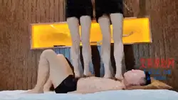 会所金牌技师 双人狠踩