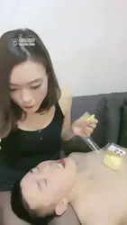 喂食垃圾桶 口水 黑丝牛奶 吃脚底食物 打屁股
