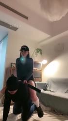 安晴 坐脸诱惑 人形玩具