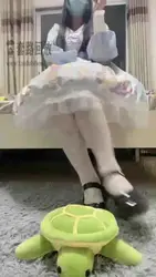第一视角 洛丽塔女友 榨干绿帽男友最后一滴价值