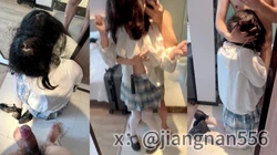 18岁小母狗在镜子前面被主人爆操！
