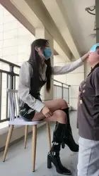 时安 废物母狗挑战耳光