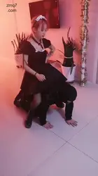 吴迪 被女主人暴打 闻舔女主的丝袜脚