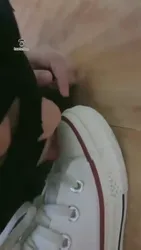 闺蜜生活化伺候 原味棉袜塞嘴
