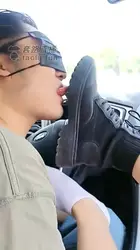 户外调教 舔脚 口水 有路人