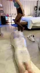 保鲜膜窒息 深喉呕吐小贱