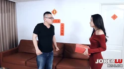 LJ-0015初二老婆回娘家無套來拜年的鄰居人妻小婕