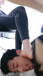 Audrey雪儿 舔鞋 舔脚 舔鞋跟