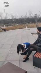 冷大人 户外调教女奴 遇见好几个路人