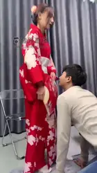 述述 主人穿和服 玩学长