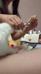 母狗自慰肛塞插入