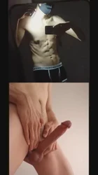[回归]17cm腹肌大屌 鸡巴比母狗脸还大
