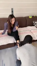 二宝 带美女吐死狗 双女体重累死马奴