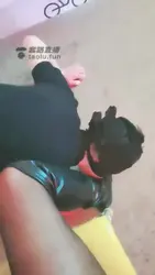酒店长靴黑丝调贱狗