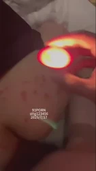 04女大第一次玩滴蜡