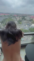 远眺紫禁城  北京落地窗大战极品身材小空姐