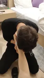 一边调教 一边被打 皮得很