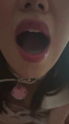 调教小女友吞精