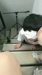 昊叔 居高临下 楼道 玉足蹂躏