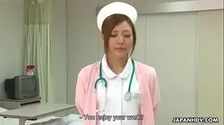 性感日本护士被粗暴地猛操后，体内被射精