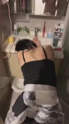 洗手台后入小女友