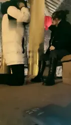 户外调教贱货有保安追赶