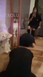 黑兔sama 清理长靴 长靴踩踏舔脚耳光 一
