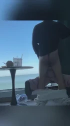 海景房后入+全程无套！骚逼叫声可射！