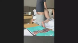 约操短发良家感十足的少妇