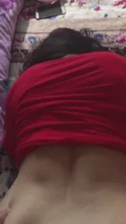 熟女家中后入内射，衣服都没脱完