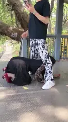 丹祖宗 户外玩女奴 扫地大爷旁观