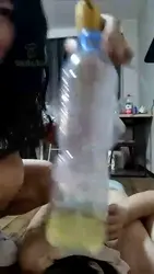 香蕉+圣水搅拌强制塞嘴