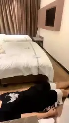 长靴调教同学狗 踩踏 口水 舔脚