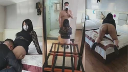 绿帽老公安排老师的媳妇！给夫妻交换群胖群主调教 她终于满足了操到喷水