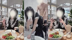 在公园卫生间后入制服母狗