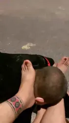 中元节夜晚猥琐男搭讪被调教羞辱 下）